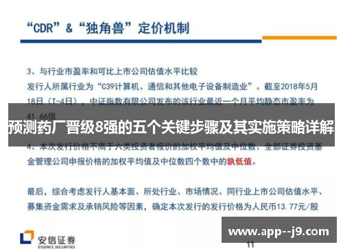 预测药厂晋级8强的五个关键步骤及其实施策略详解